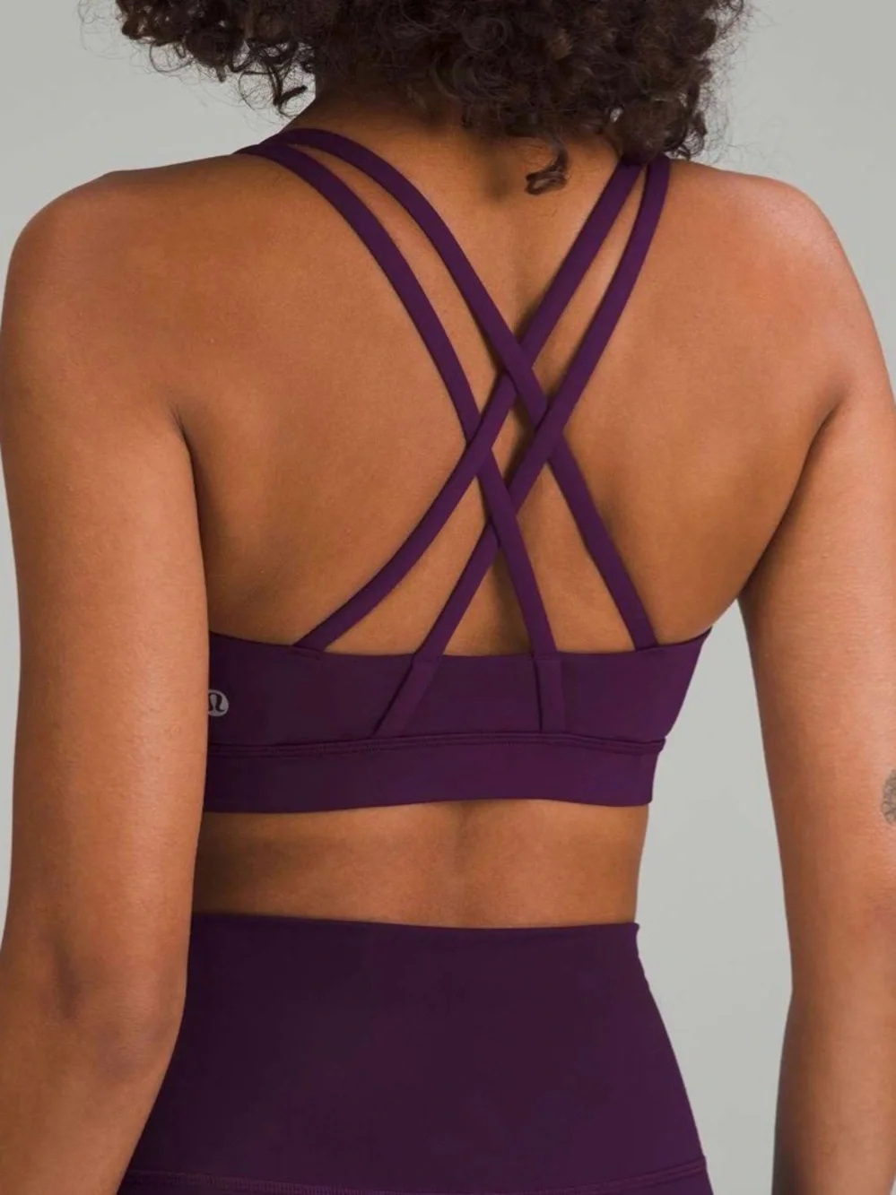 Lululemon Energy Bra *Medium Support, B–D Cups Dramatic Magenta (First Release)